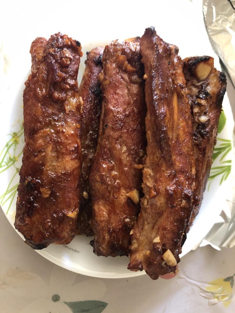 零失败的蒜香烤排骨-少油健康又美味