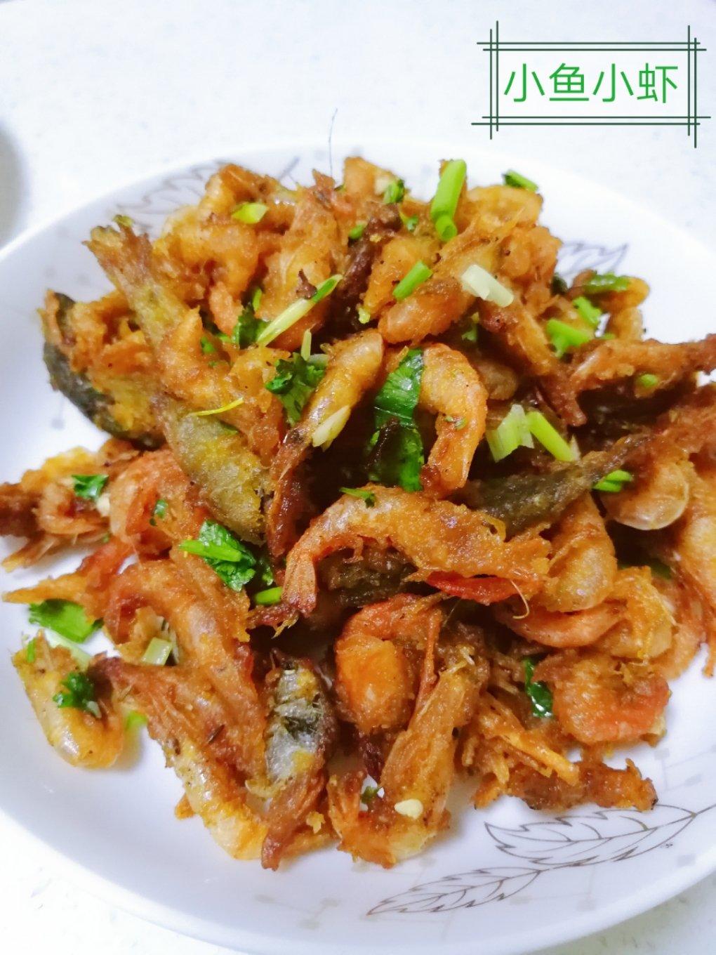 炸小鱼小虾