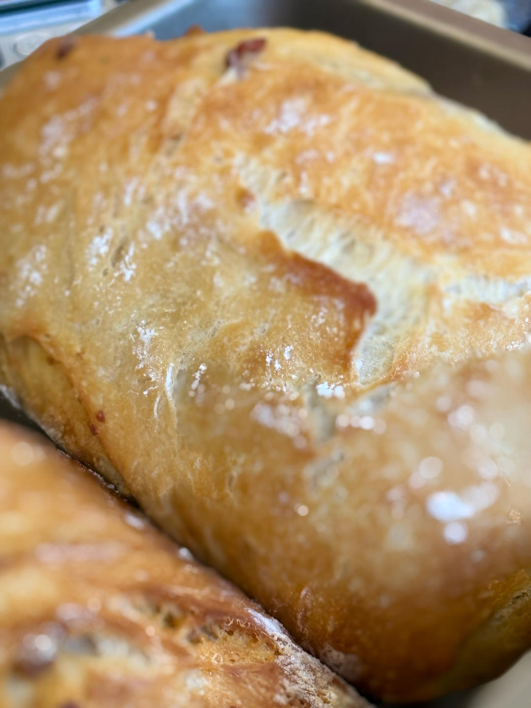 【ciabatta】家庭版恰巴塔，软乎乎的拖鞋面包