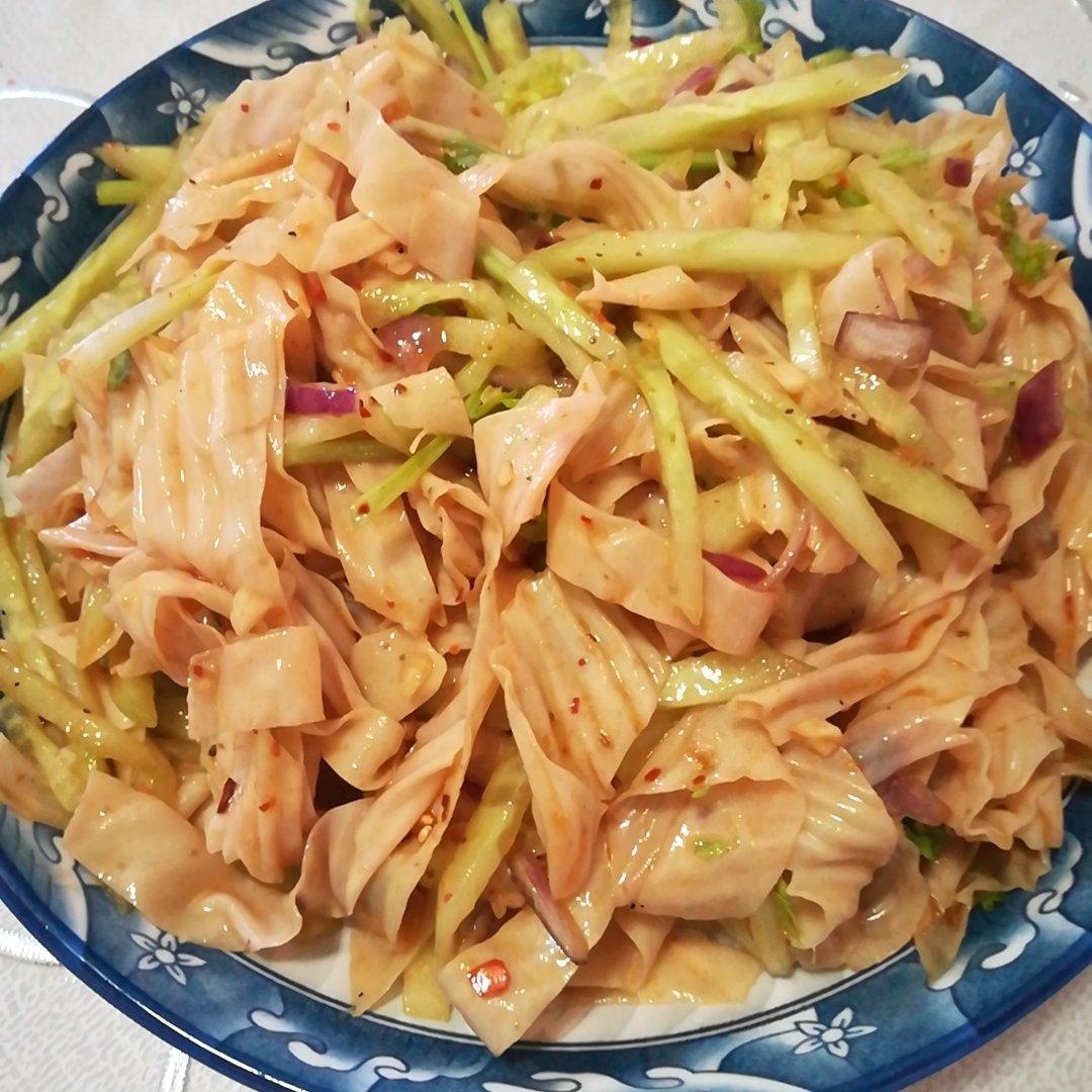 妮妮宝妈妈a做的凉拌油豆皮