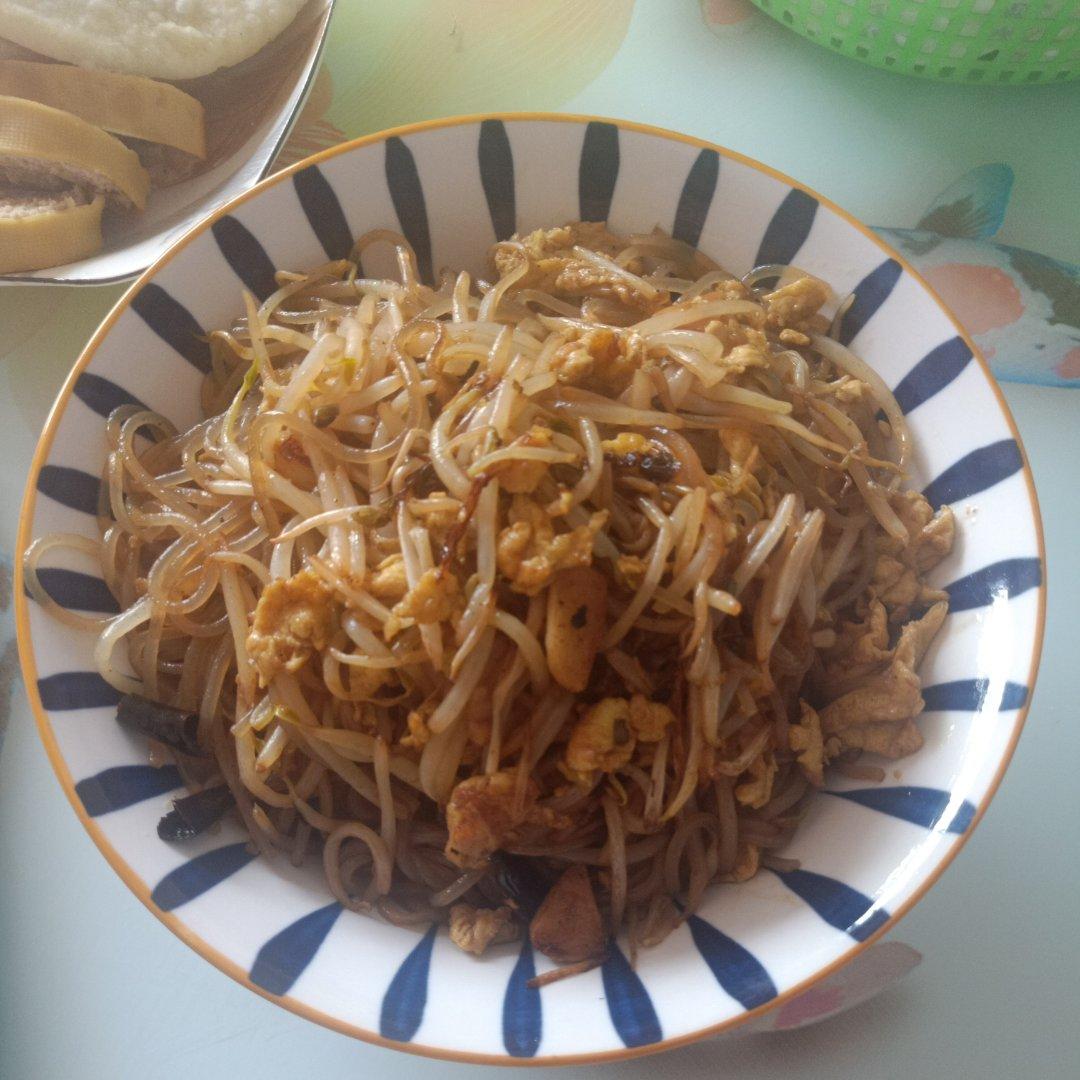 豆芽炒粉条