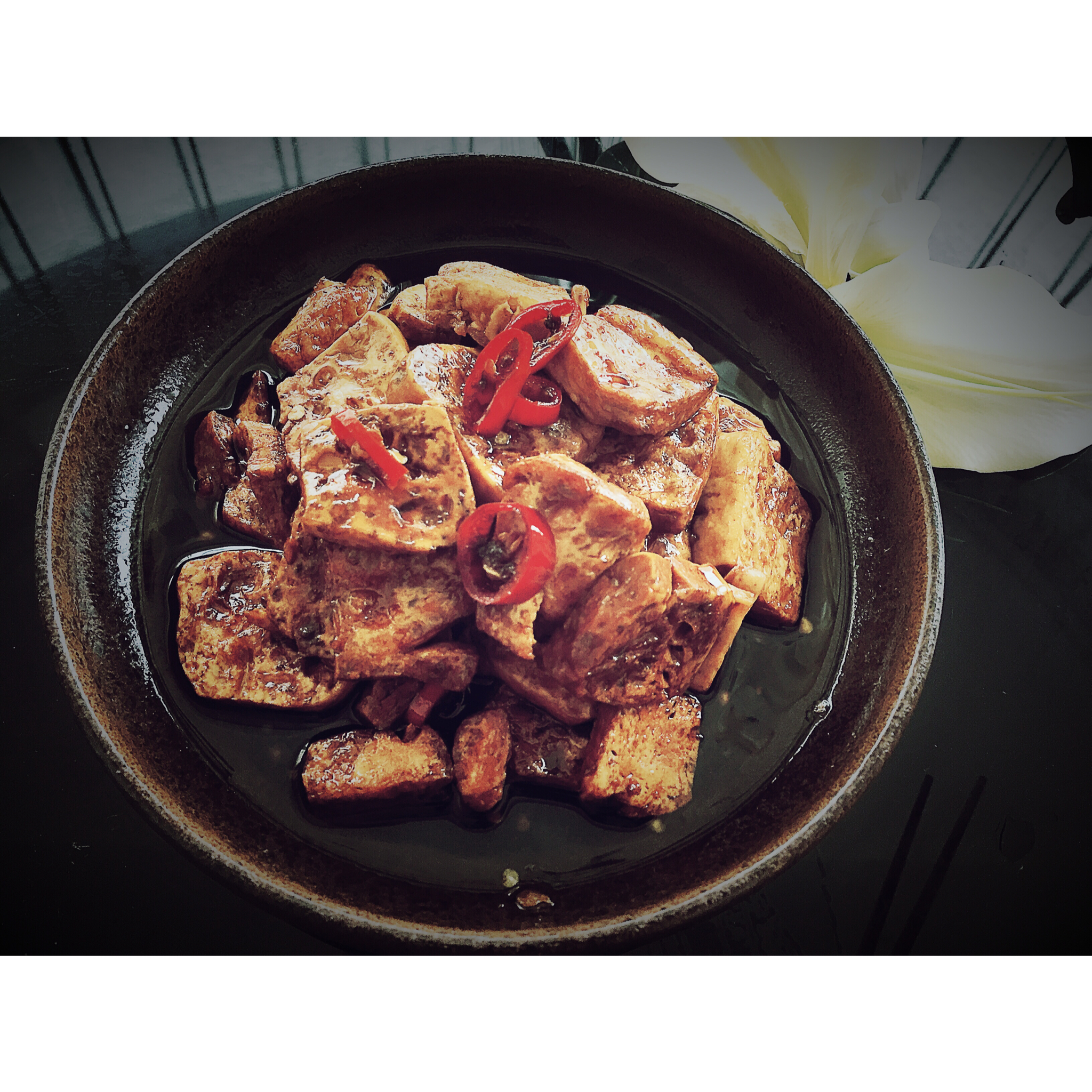 家常煎豆腐