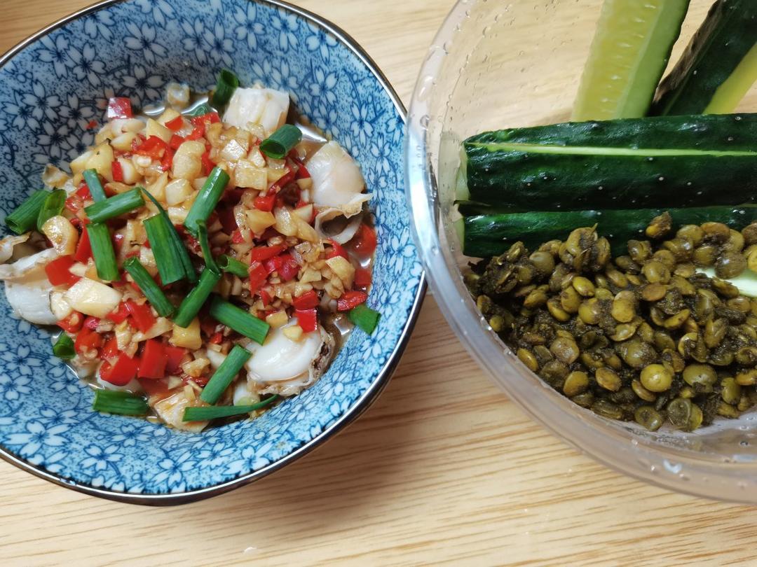 减脂增肌健康餐五彩扇贝肉