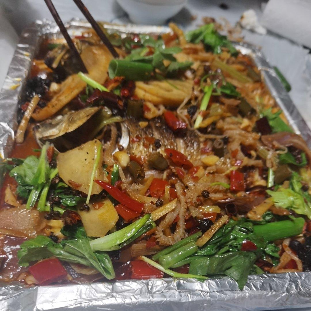 重庆烤鱼(烤箱版)爆好吃，爆简单
