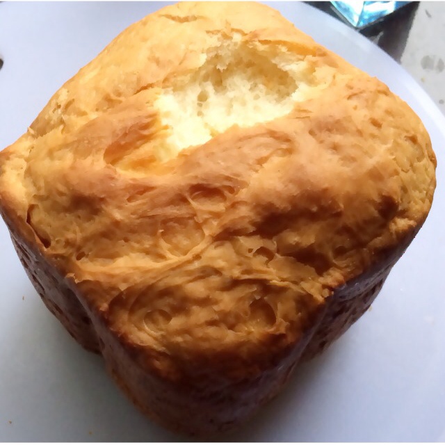 超级好吃的原味面包（面包机版）