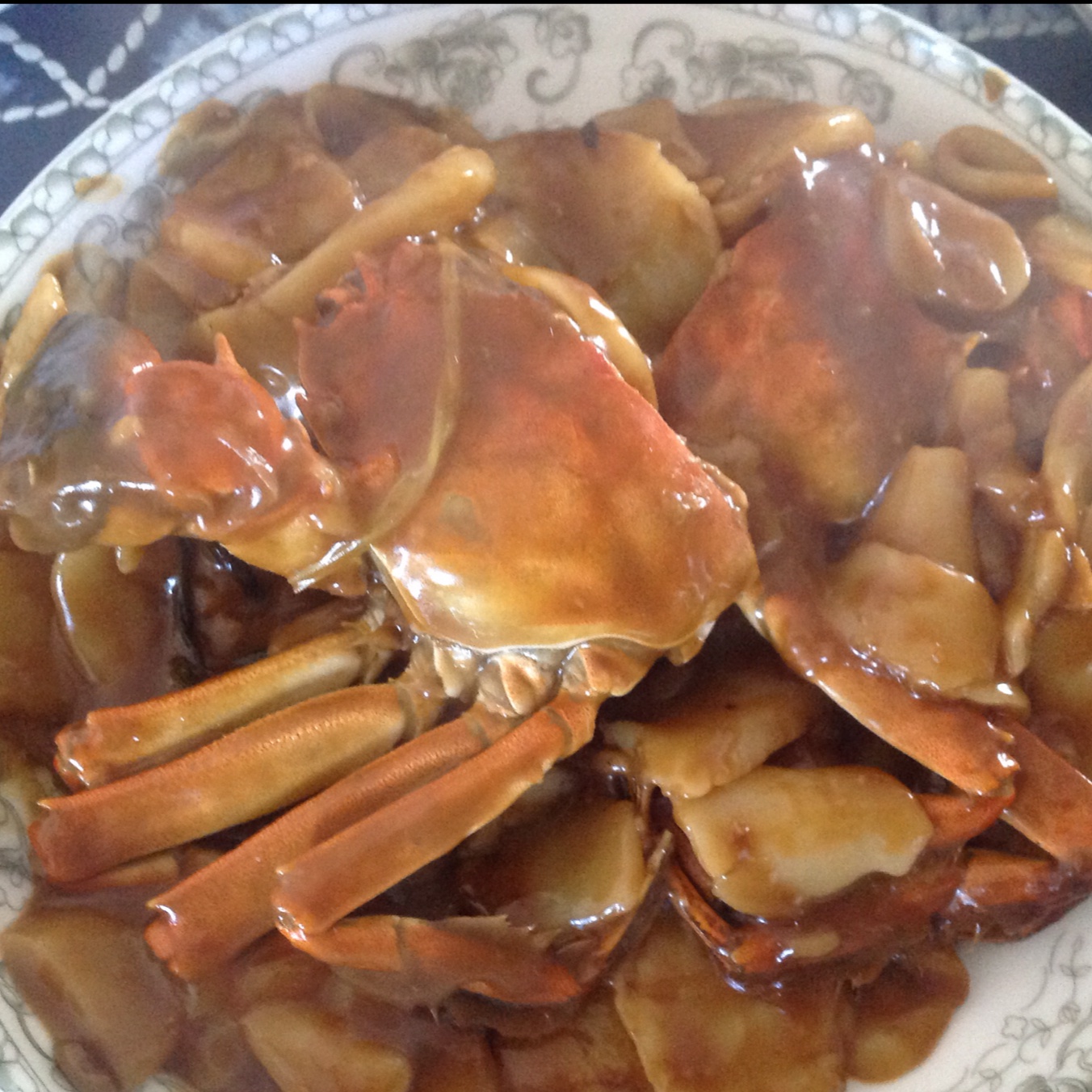 毛蟹炒年糕