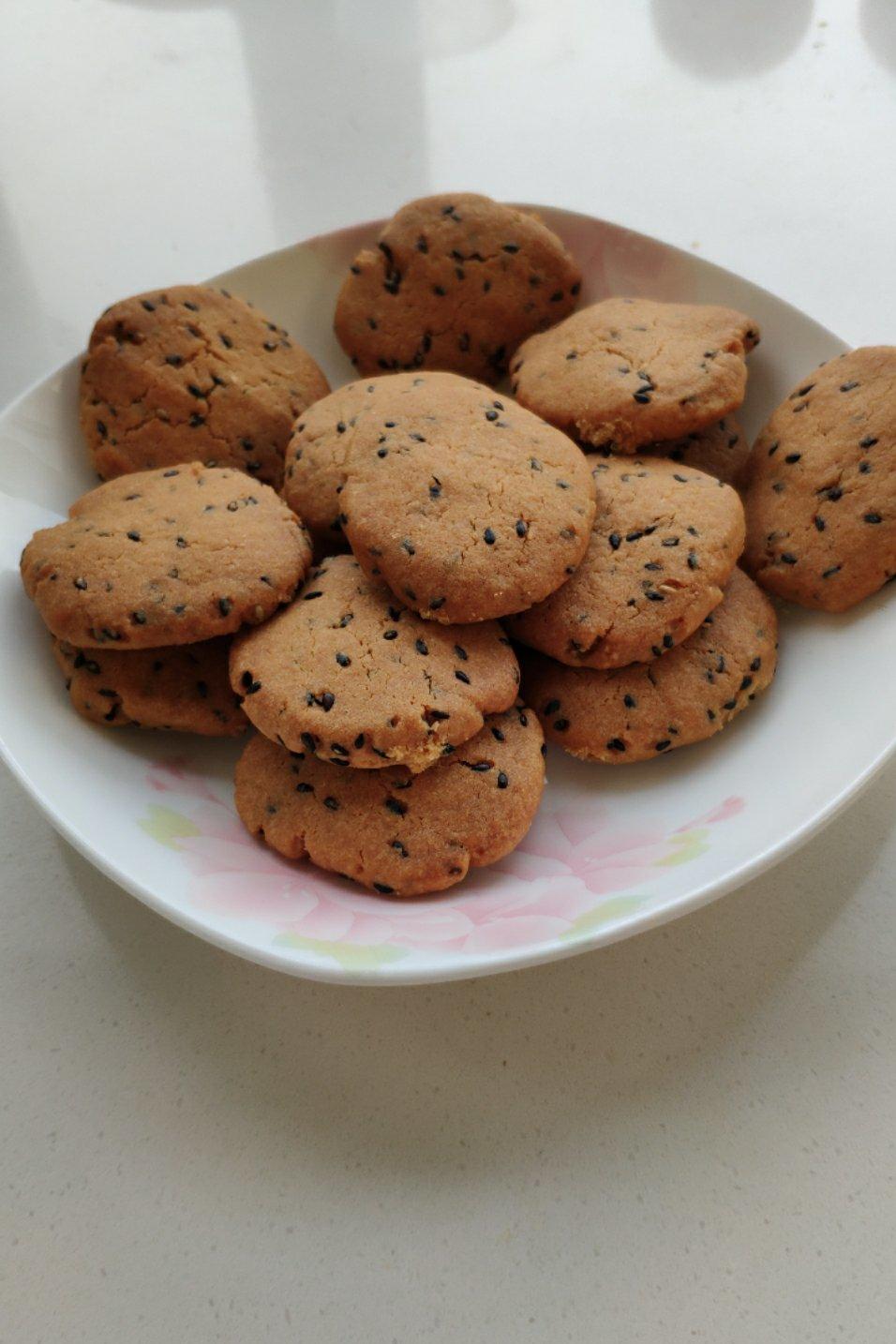 黑芝麻小酥饼