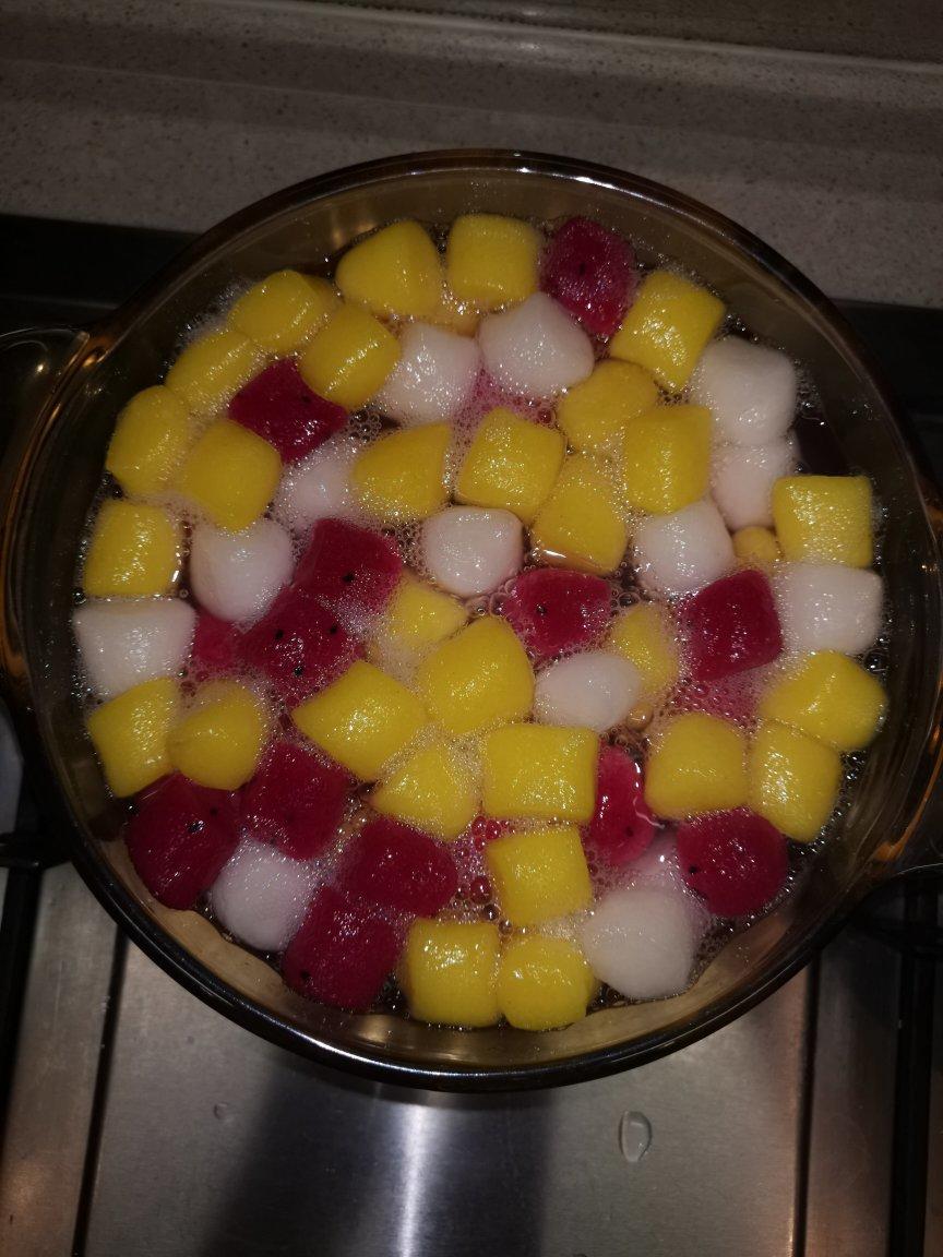 自制三色芋圆1⃣️（附上窍门详细比例）