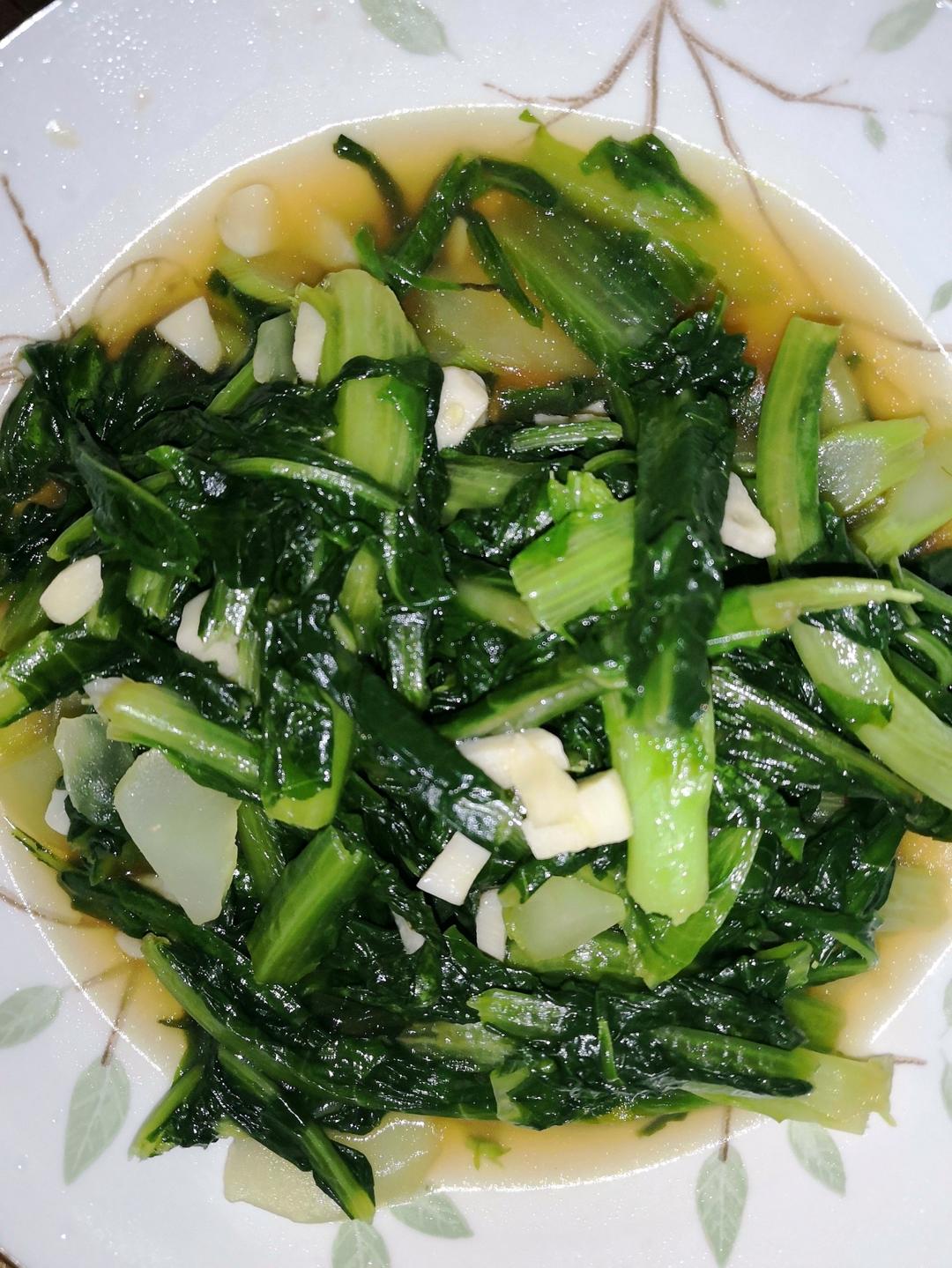蒜蓉油麦菜（蚝油）