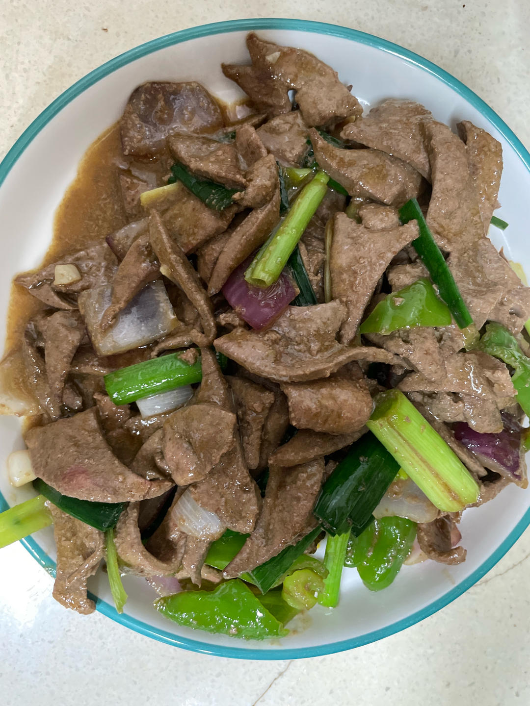 嫩炒猪肝