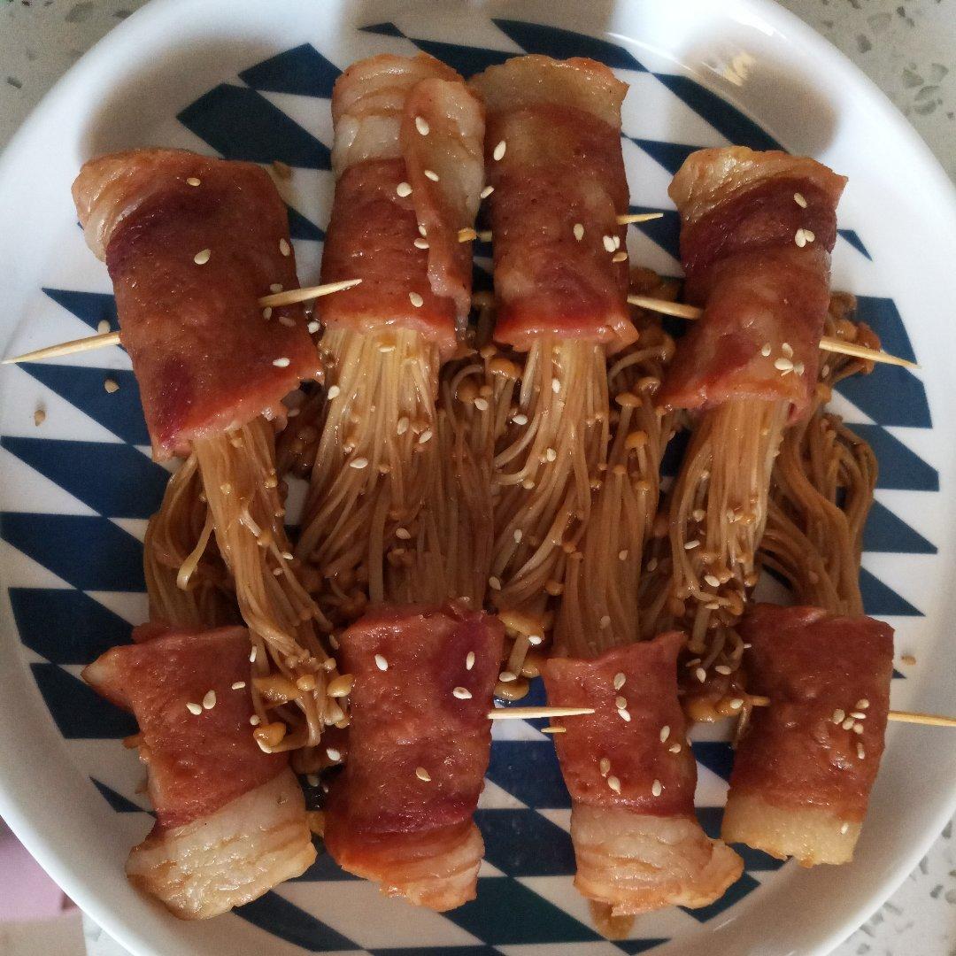 金针菇培根卷