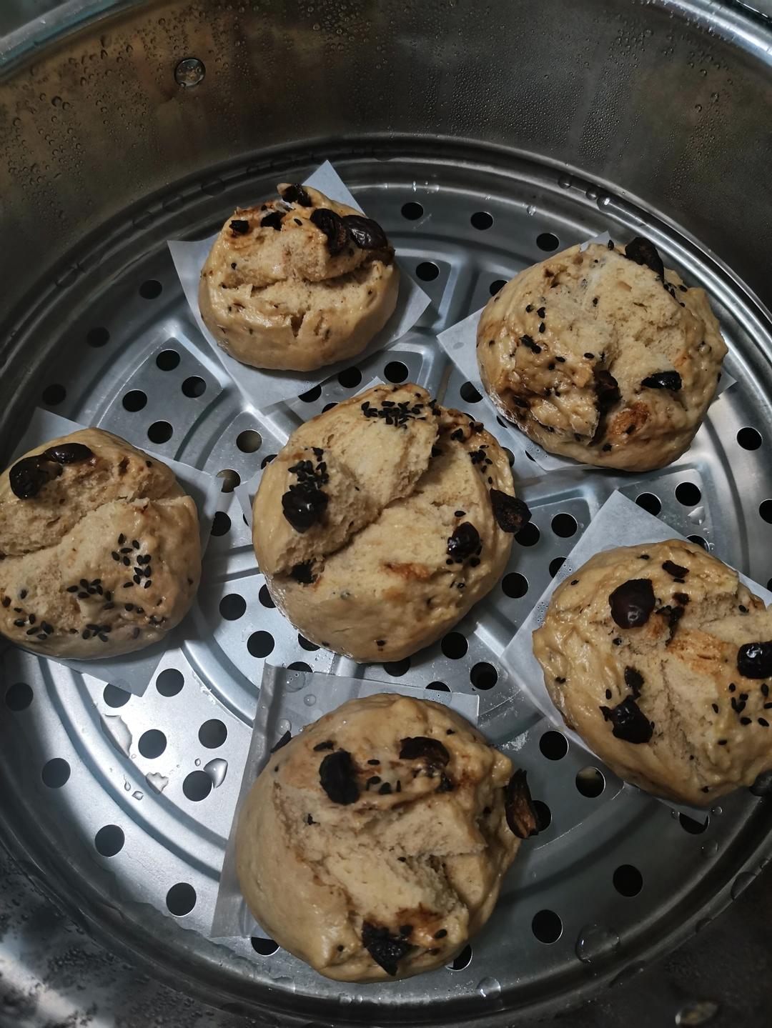 妥妥的红糖开花馒头