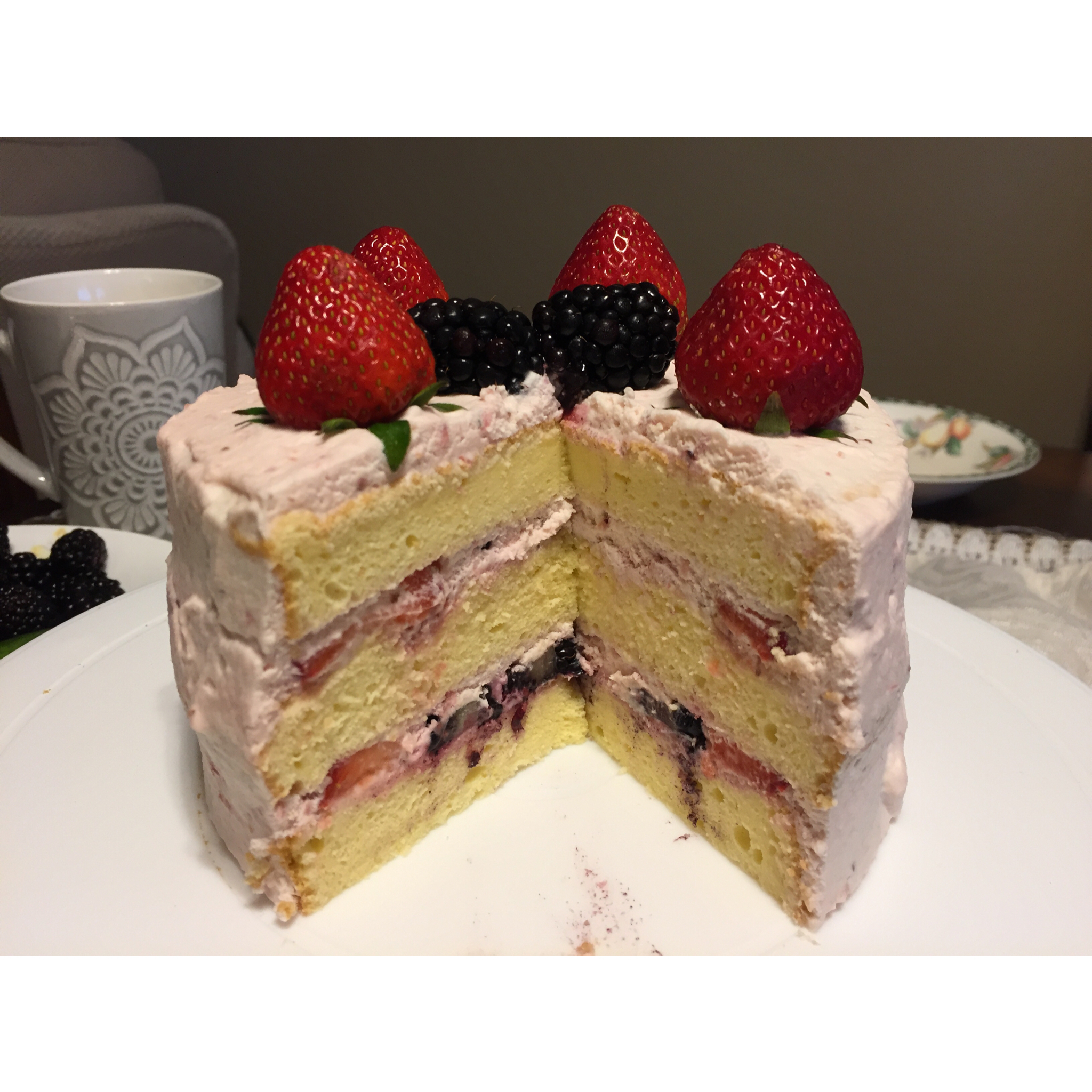 《Tinrry+》草莓奶油蛋糕（8寸配方）