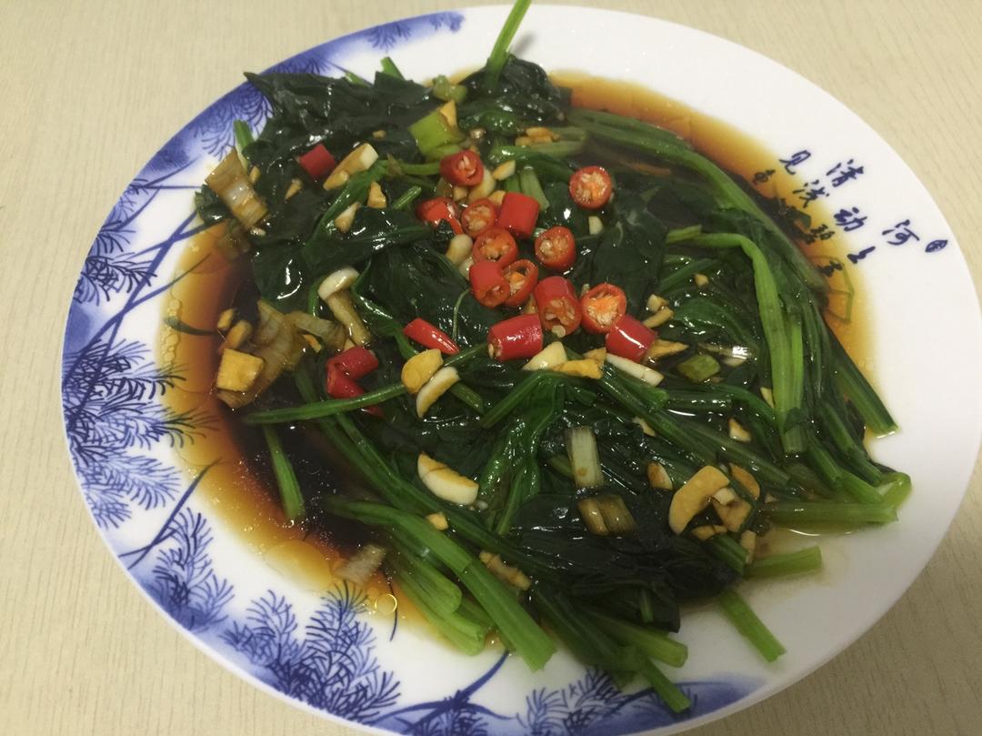 🌼神仙吃法㊙️菠菜凉拌粉丝，真的会一口上瘾。