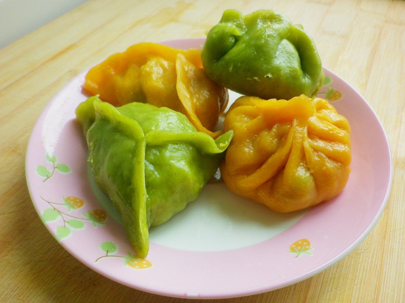 彩色饺子