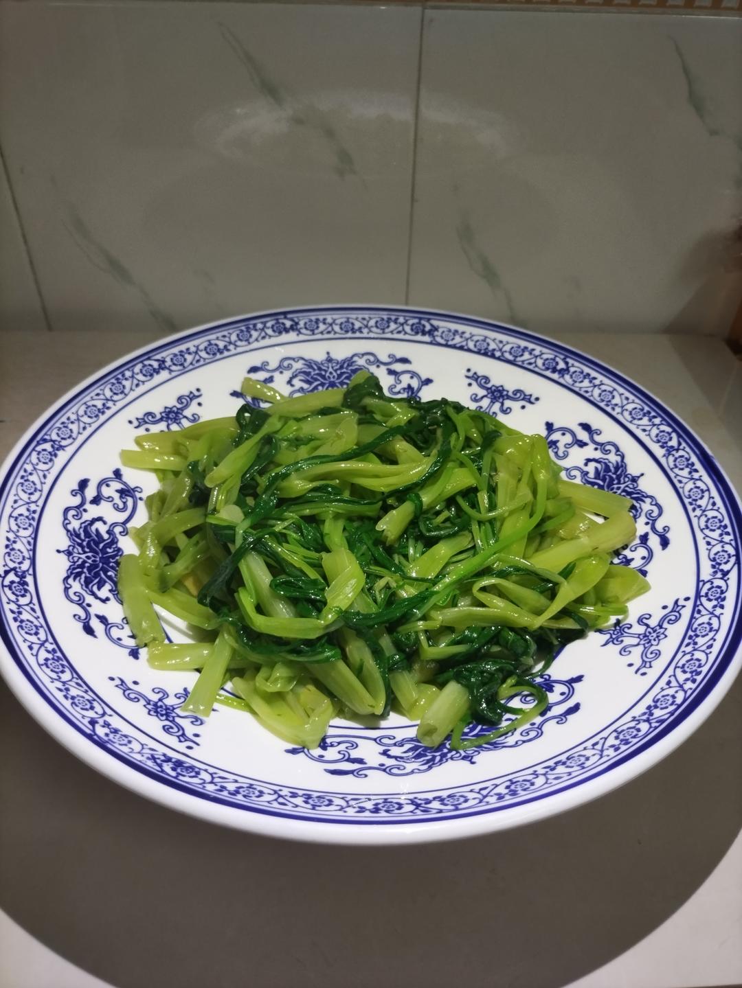 快手零失败！在家复刻酒楼白腐乳空心菜