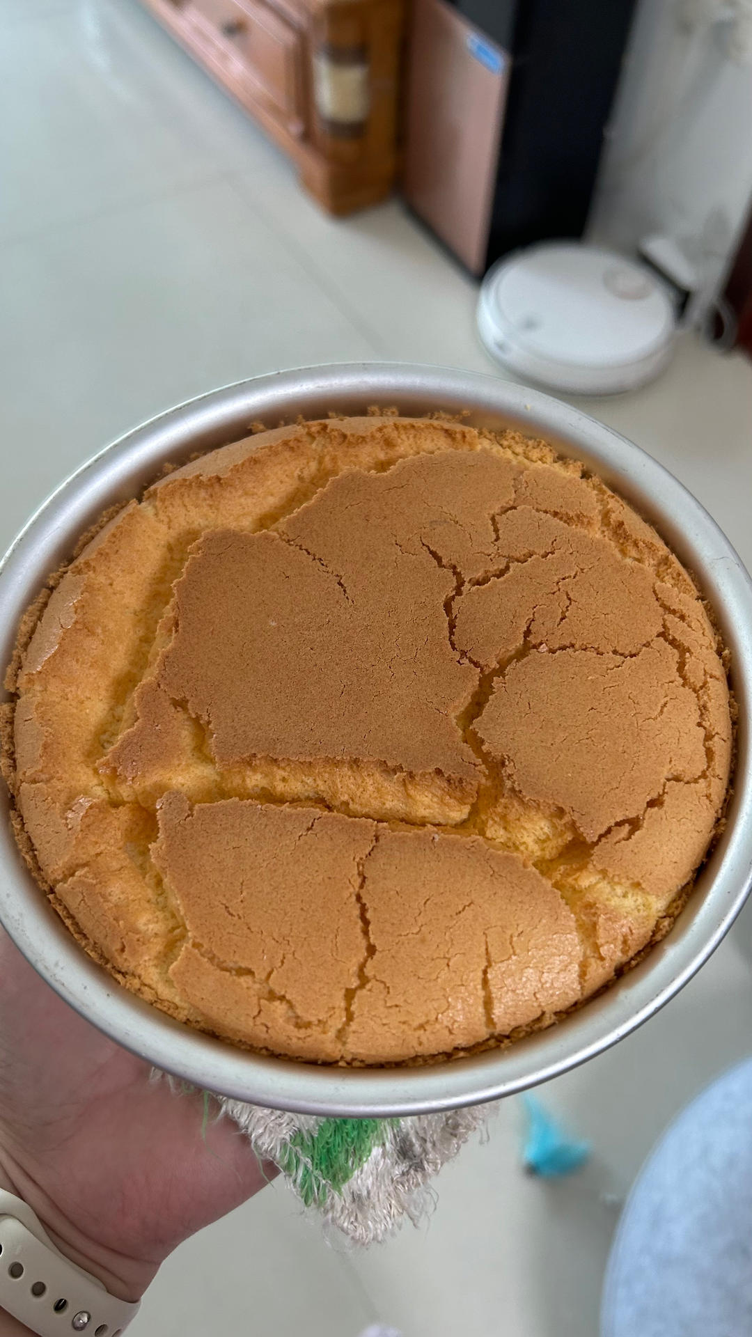 超柔软6寸戚风蛋糕(附8寸配方)零失败 超详细‼️含操作视频