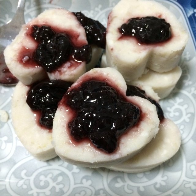 蓝莓山药泥