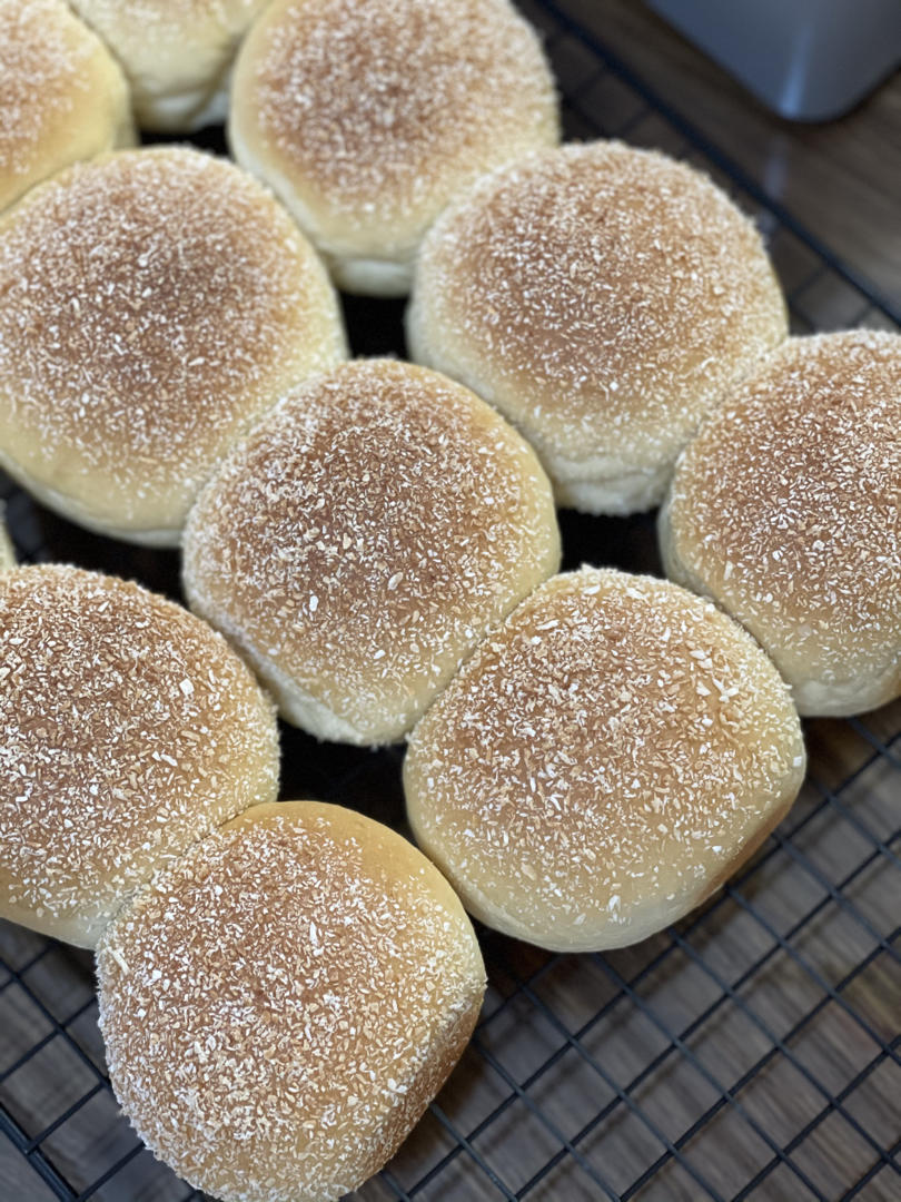 椰蓉米面包-简直是我做过的最简单最美味的小餐包