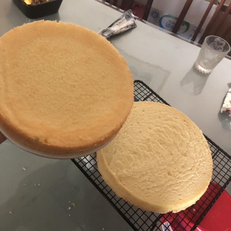 戚风蛋糕完美脱模+切片