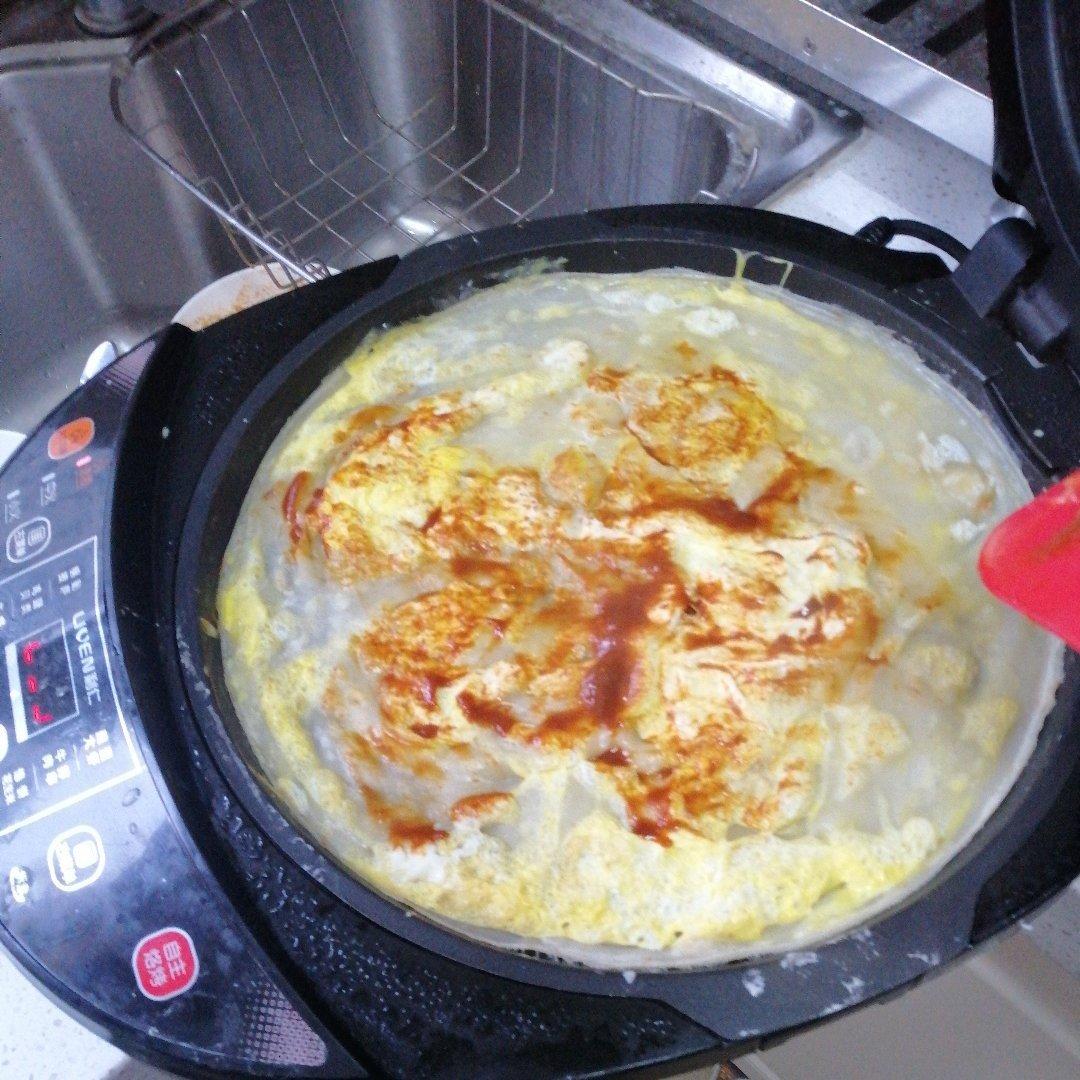 绿豆面煎饼果子(电饼铛)