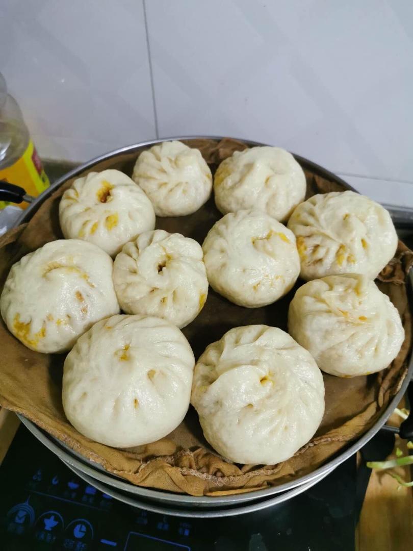 几吉monica做的快手包包子/新手小白轻松制/柏翠面包机