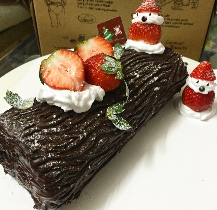 圣诞树干蛋糕（Christmas Log）