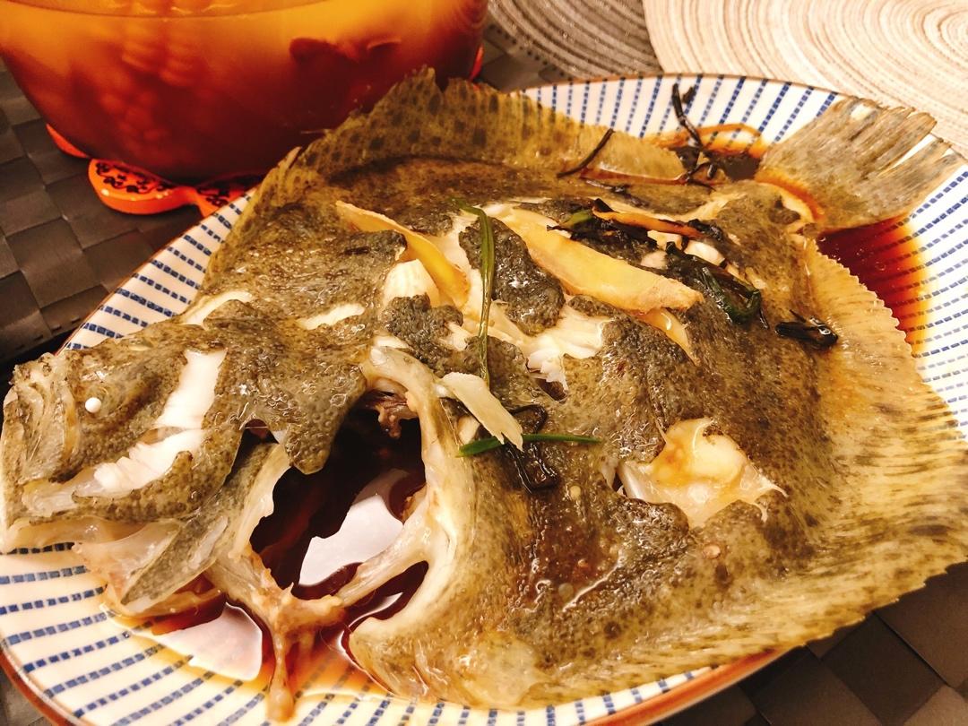 葱油清蒸笋壳鱼