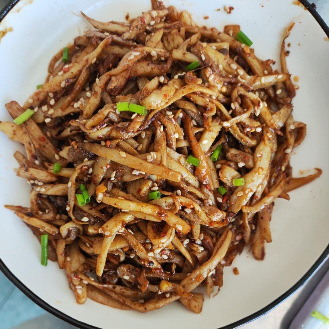 越嚼越香‼️比肉还要好吃👉干煸孜然杏鲍菇