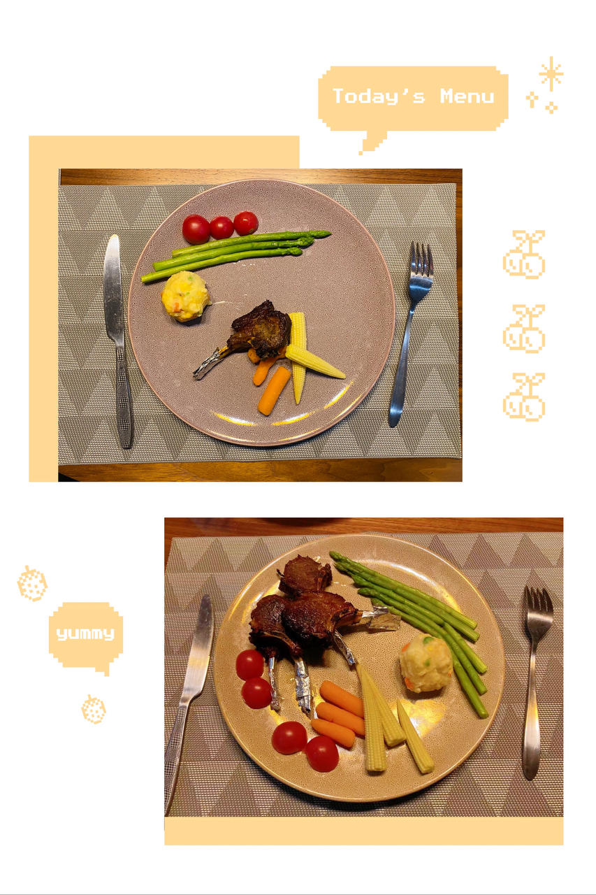 超好吃的烤羊排烤箱版