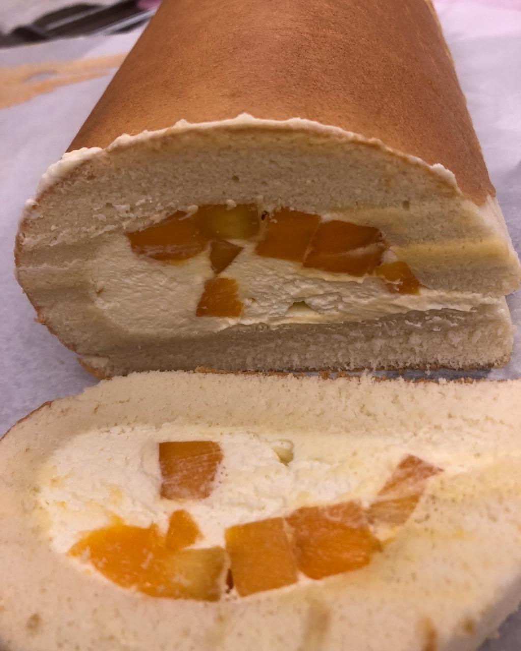榴莲奶油蛋糕卷