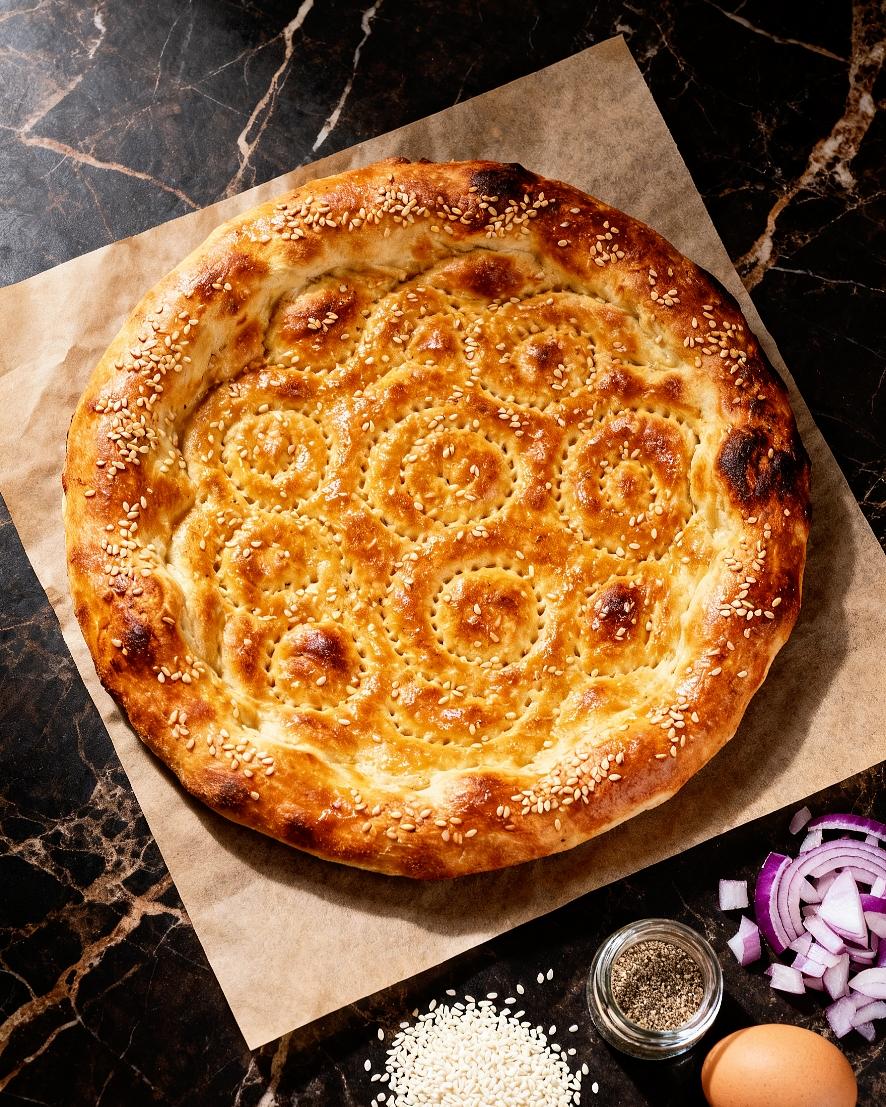 🪷8 寸新疆烤馕「空气炸锅」的做法