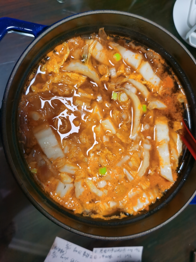 韩式 泡菜牛肉豆腐汤
