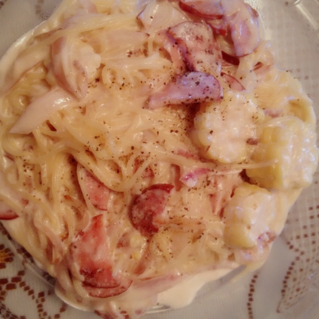 奶油培根意大利面（spaghetti）
