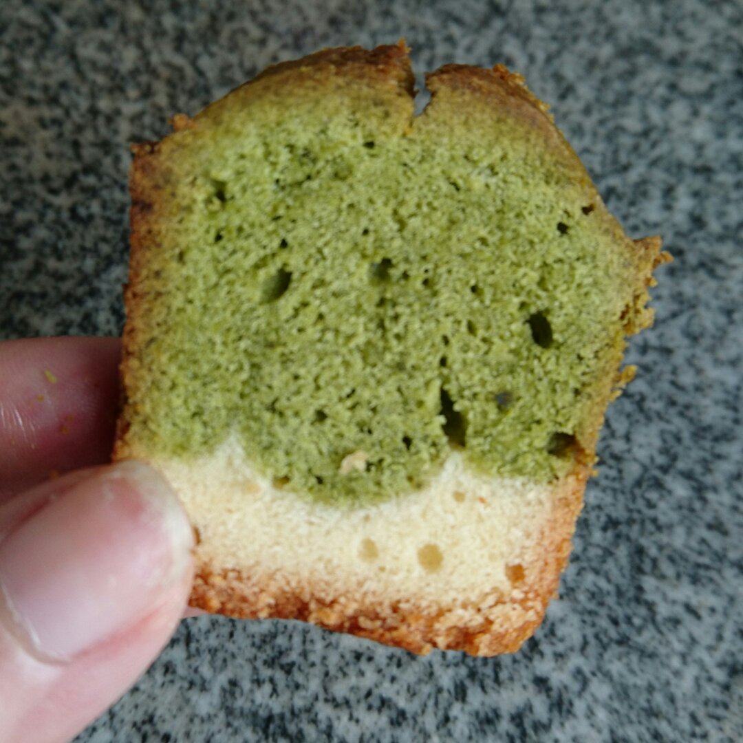 香草&抹茶双拼磅蛋糕（白菜磅）