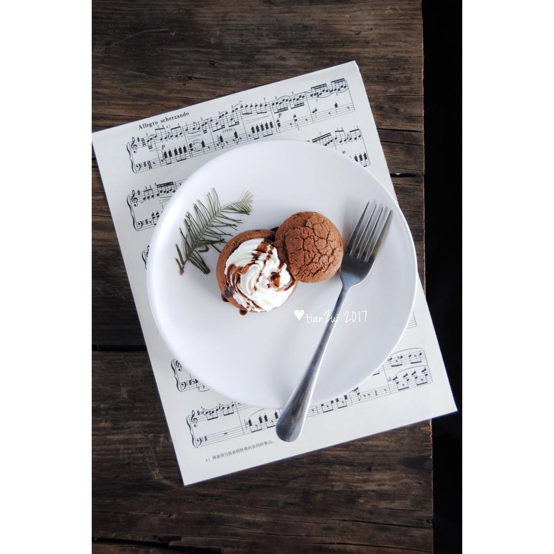 巧克力酥皮泡芙