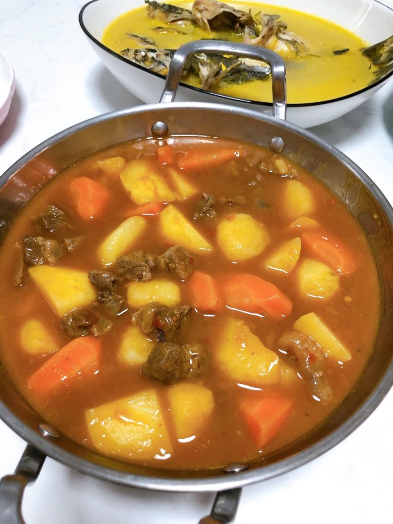 咖喱土豆牛肉