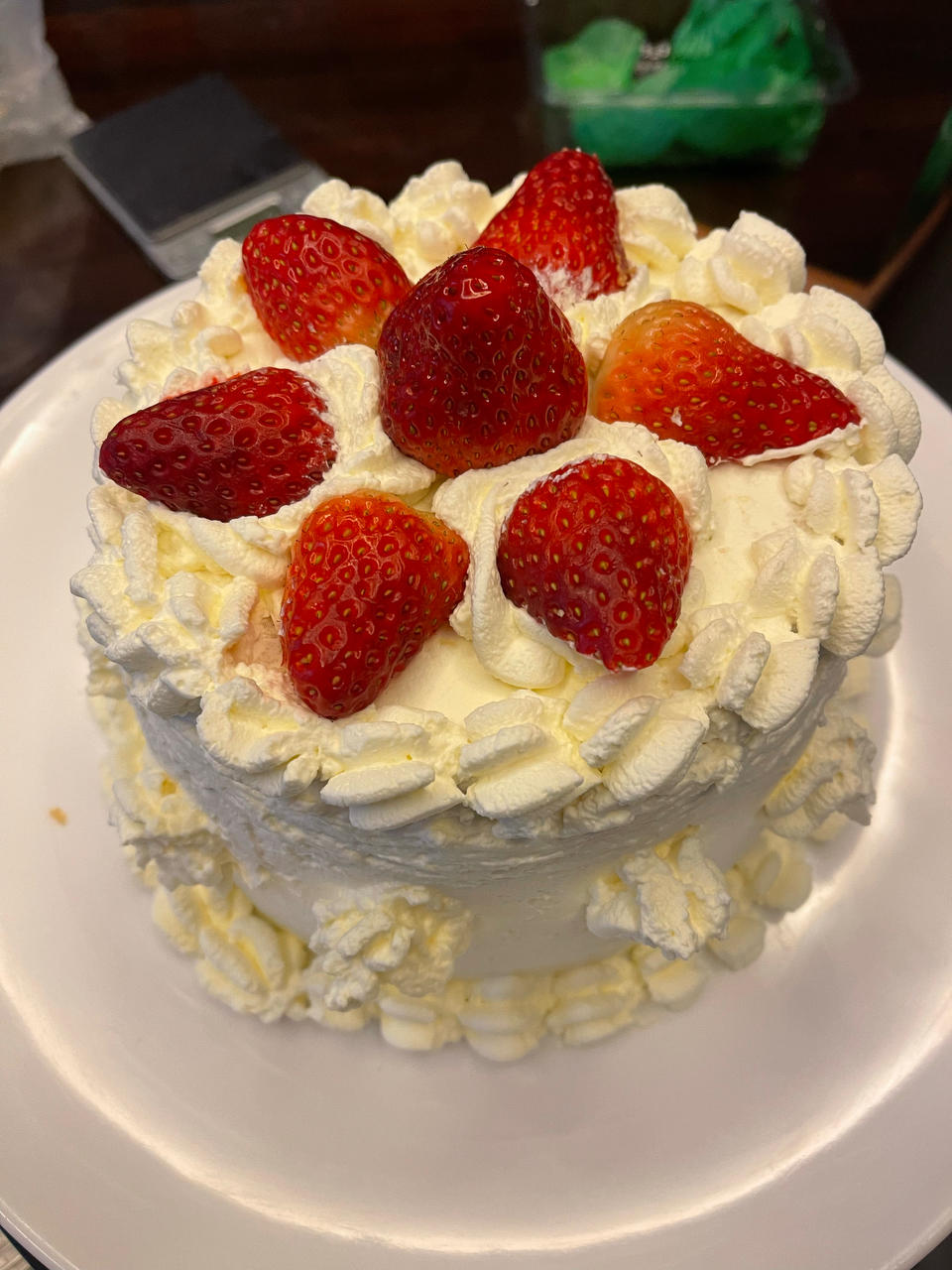超级简单的味多美同款生日蛋糕（6寸），新手也能高度还原