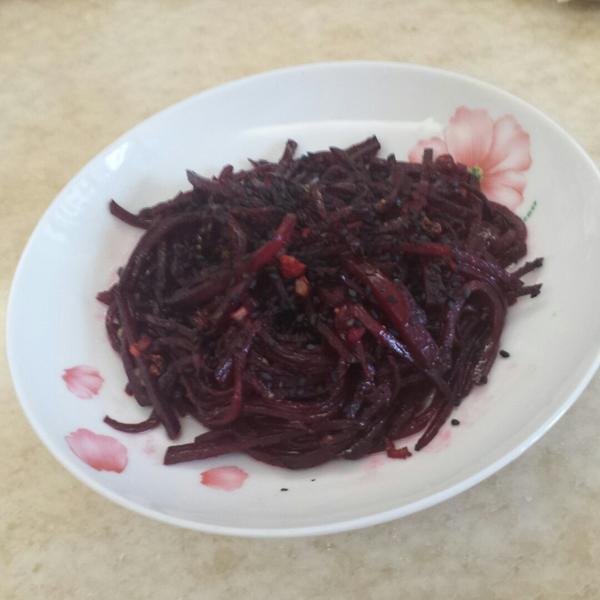紫菜头炒肉丝