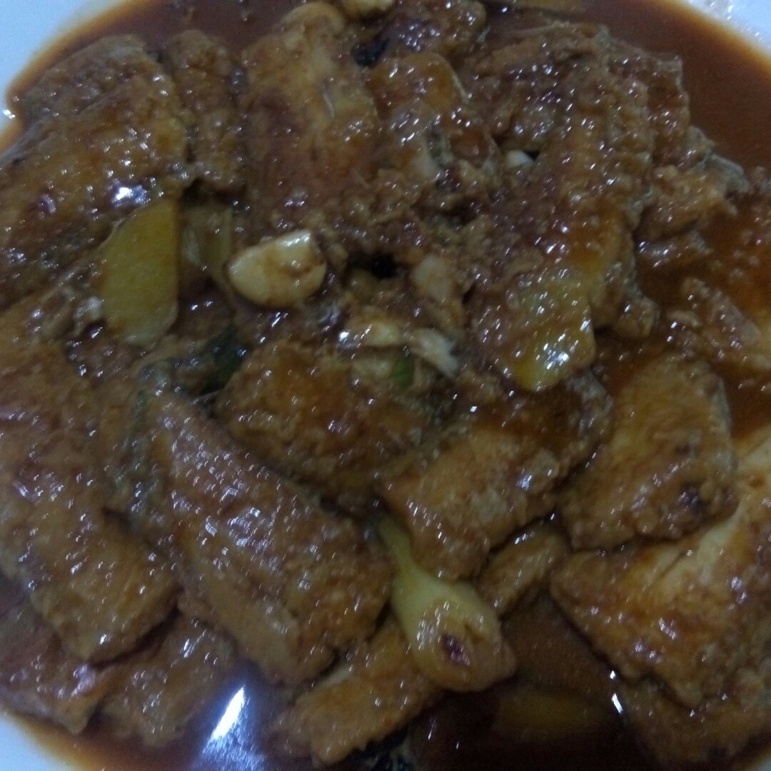 红烧带鱼（少油版）