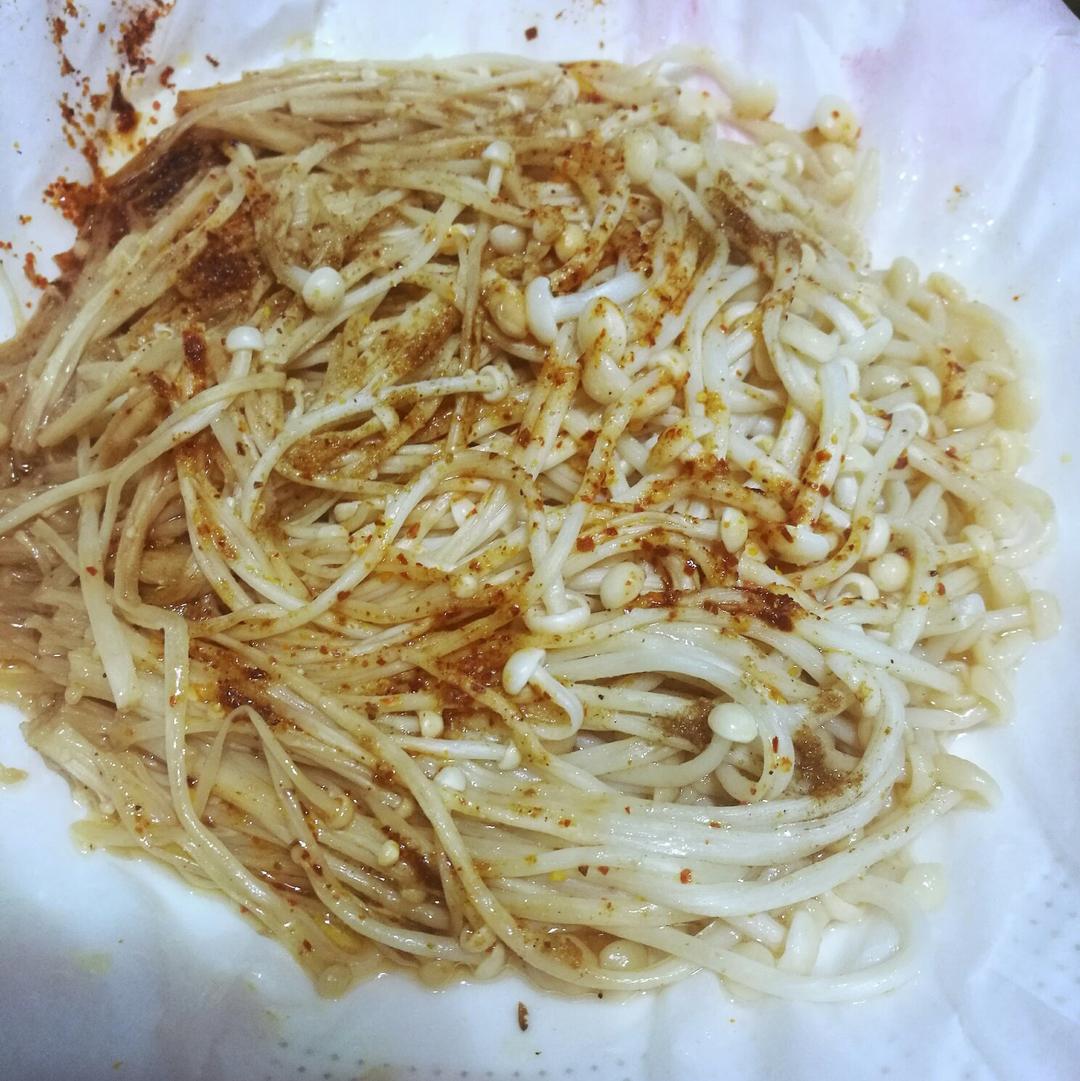 微波炉金针菇