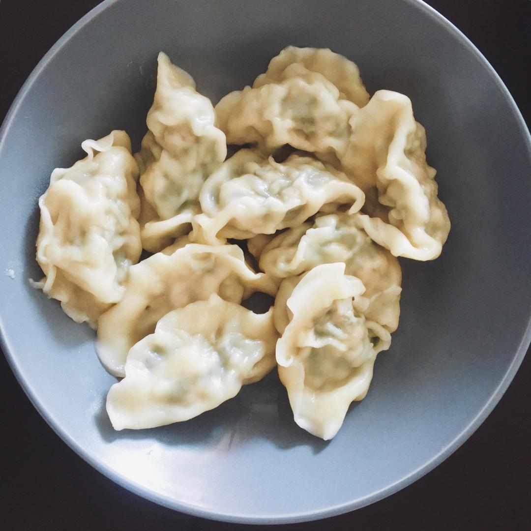 韭菜鸡蛋虾仁三鲜饺子
