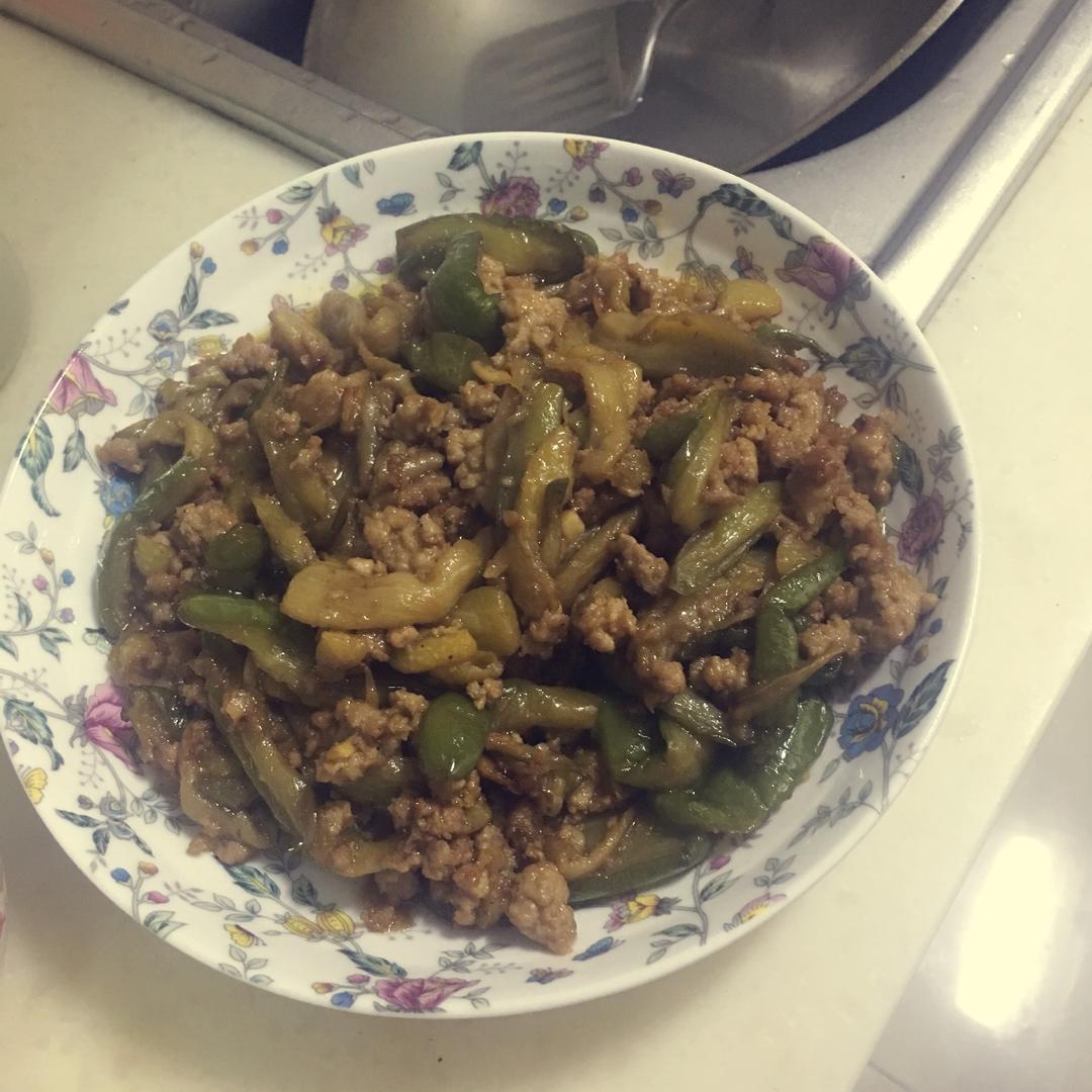红烧肉沫茄子