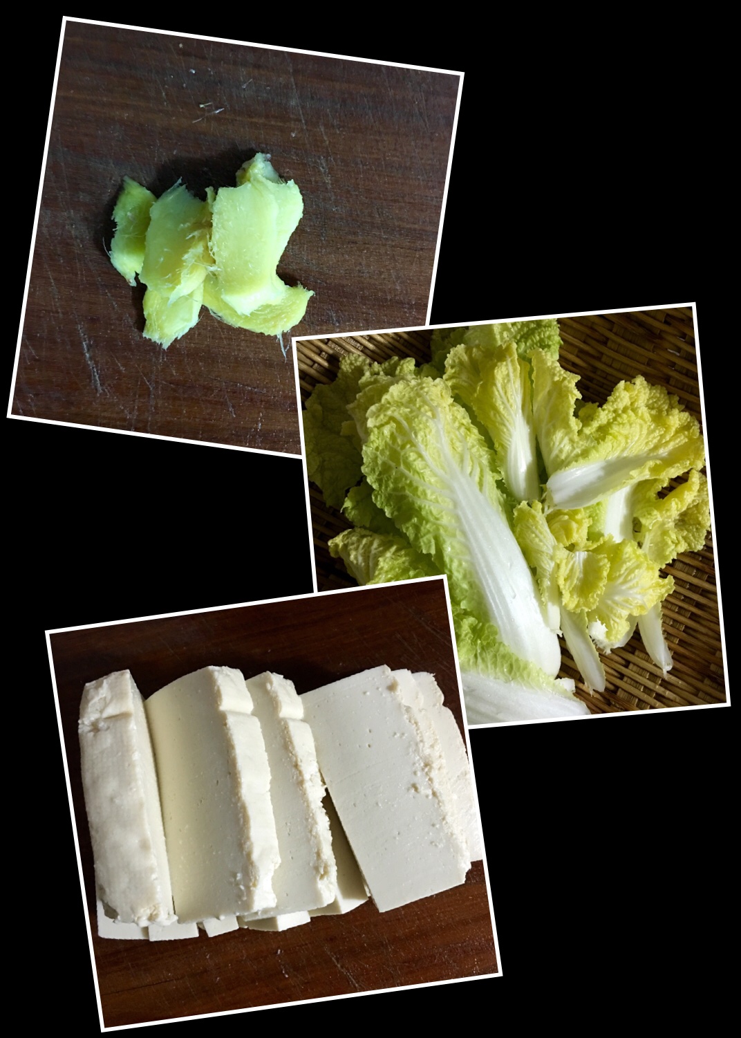 豆腐白菜鱼骨汤的做法 步骤2