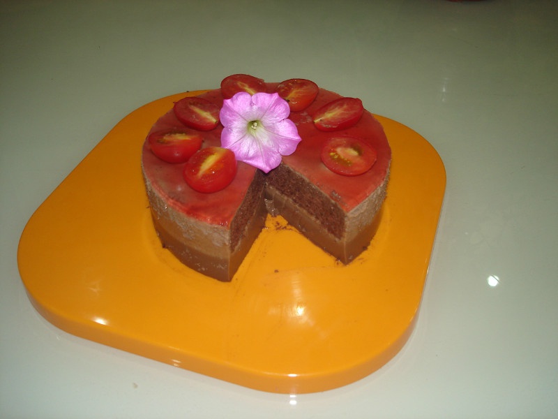 蜜桃冻芝士蛋糕