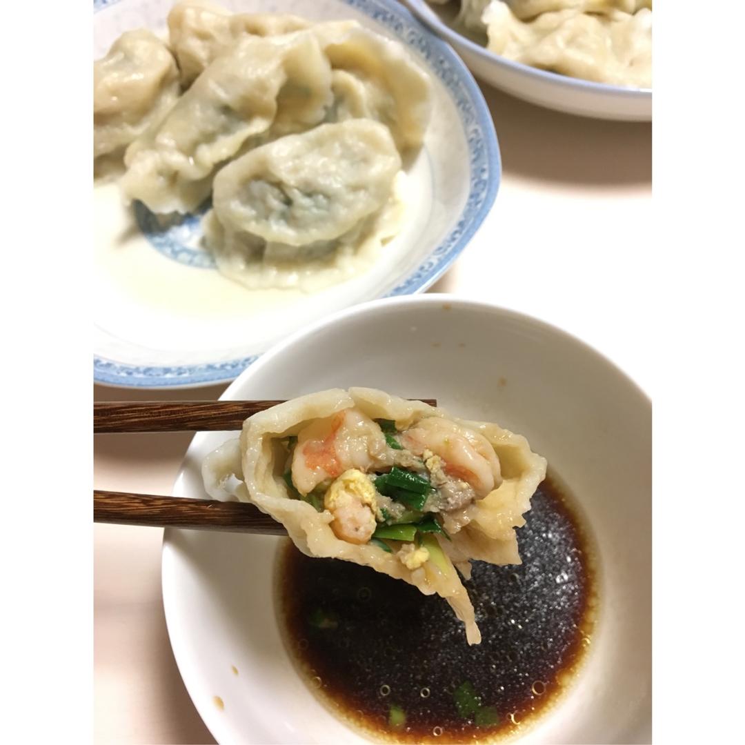 韭菜虾仁鲜肉水饺