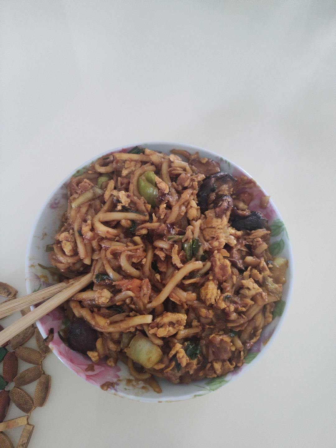自收炒乌冬面/土豆粉/炒面