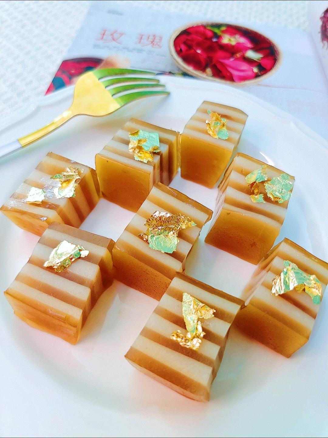 玫瑰红糖马蹄糕~的做法