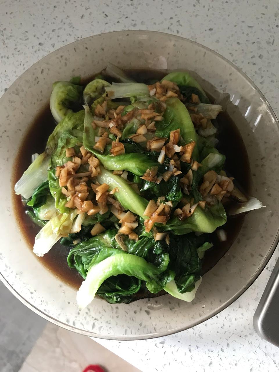 白灼西生菜
