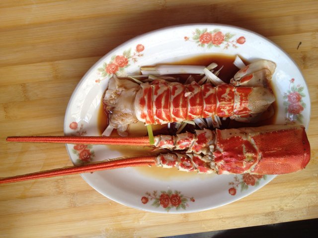 【曼食慢语】龙虾两吃——清蒸龙虾和龙虾粥